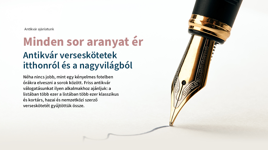 Minden sor aranyat ér